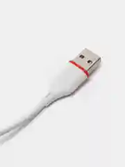 Белый кабель USB на Micro-USB "GFPower 17M", 1 метр, 2.4A, ПВХ, Android
