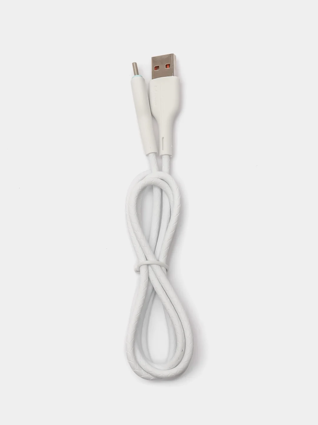 Белый кабель USB на Type-C "GFPower 15T", 1 метр, 2.4A, материал TPE, Android