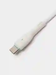 Белый кабель USB на Type-C "GFPower 15T", 1 метр, 2.4A, материал TPE, Android