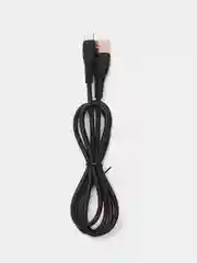 Черный кабель USB на Type-C "GFPower 07T", 1 метр, 2.4A, силикон, Android
