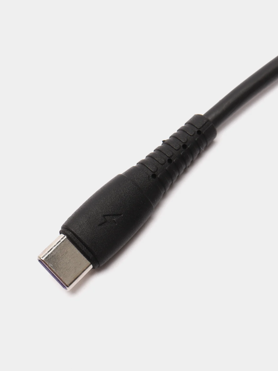 Черный кабель USB на Type-C "GFPower 07T", 1 метр, 2.4A, силикон, Android