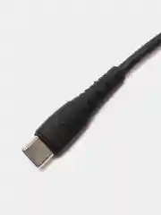 Черный кабель USB на Type-C "GFPower 07T", 1 метр, 2.4A, силикон, Android