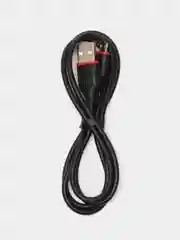 Черный кабель USB на Micro-USB "GFPower 17M", 1 метр, 2.4A, ПВХ, Android