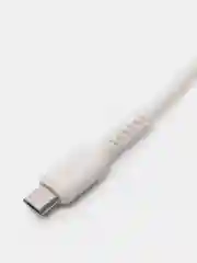 Белый кабель USB на Micro-USB "GFPower 42M", 1 метр, 2.4A, материал TPE, Android