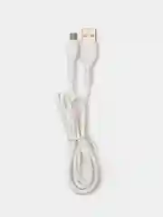 Белый кабель USB на Micro-USB "GFPower 42M", 1 метр, 2.4A, материал TPE, Android