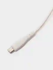 Белый кабель USB на Micro-USB "GFPower 07M", 1 метр, 2.4A, силикон, Android