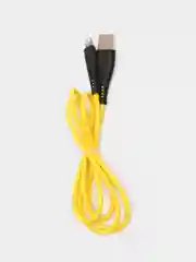 Желтый кабель USB на Lightning "GFPower 19L", 1 метр, 2.4A, силикон, iPhone 8-pin
