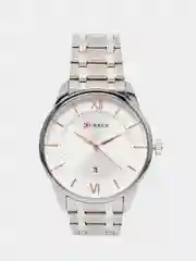 Серебряный мужские наручные часы Curren 8356 с хронографом в подарочной упаковке