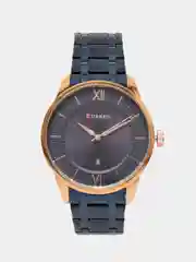 Синий мужские наручные часы Curren 8356 с хронографом в подарочной упаковке