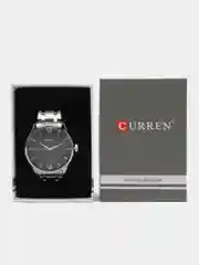 Угольный мужские наручные часы Curren 8356 с хронографом в подарочной упаковке