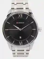 Угольный мужские наручные часы Curren 8356 с хронографом в подарочной упаковке