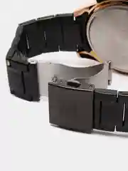 Черный мужские наручные часы Curren 8363 c хронографом в подарочной упаковке