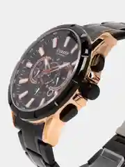 Черный мужские наручные часы Curren 8363 c хронографом в подарочной упаковке