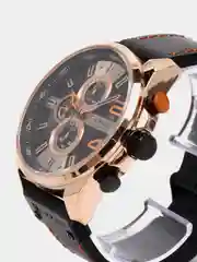 Черный мужские наручные часы Curren 8393 с хронографом в подарочной упаковке
