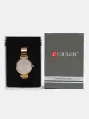 Золотой женские наручные часы Curren 9081 в подарочной упаковке