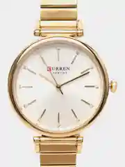 Золотой женские наручные часы Curren 9081 в подарочной упаковке