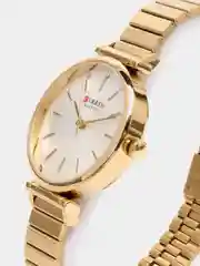 Золотой женские наручные часы Curren 9081 в подарочной упаковке