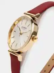 Красный женские наручные часы Curren 9081 в подарочной упаковке
