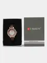 Коричневый женские наручные часы Curren 9080 в подарочной упаковке