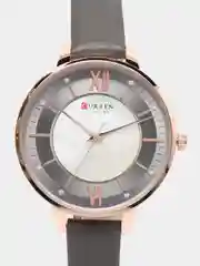 Серый женские наручные часы Curren 9080 в подарочной упаковке