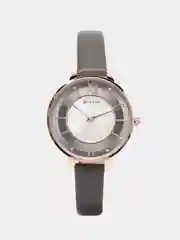 Серый женские наручные часы Curren 9080 в подарочной упаковке