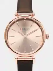 Коричневый женские наручные часы Curren 9081 в подарочной упаковке