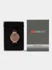 Коричневый женские наручные часы Curren 9081 в подарочной упаковке
