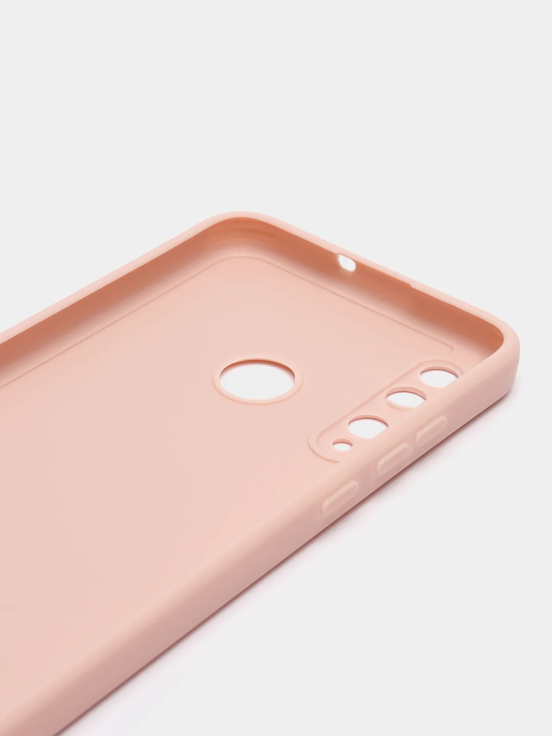 Пудровый силиконовый чехол для Huawei Honor 10i/Honor 20E (Хонор 10ай / Хонор 20Е), прозрачный