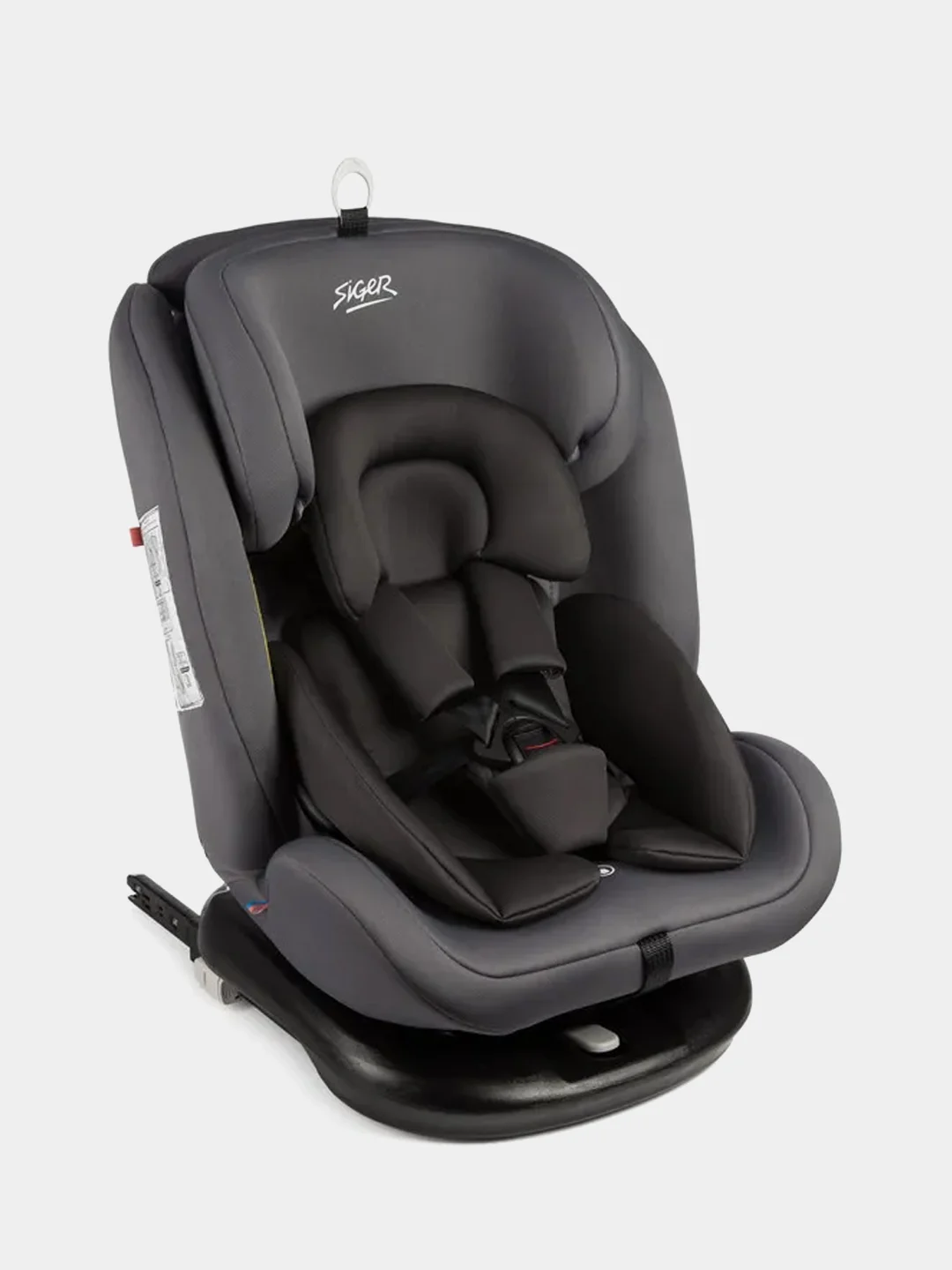 Тёмно-серый автокресло Siger Престиж Isofix гр.0+/I/II/III