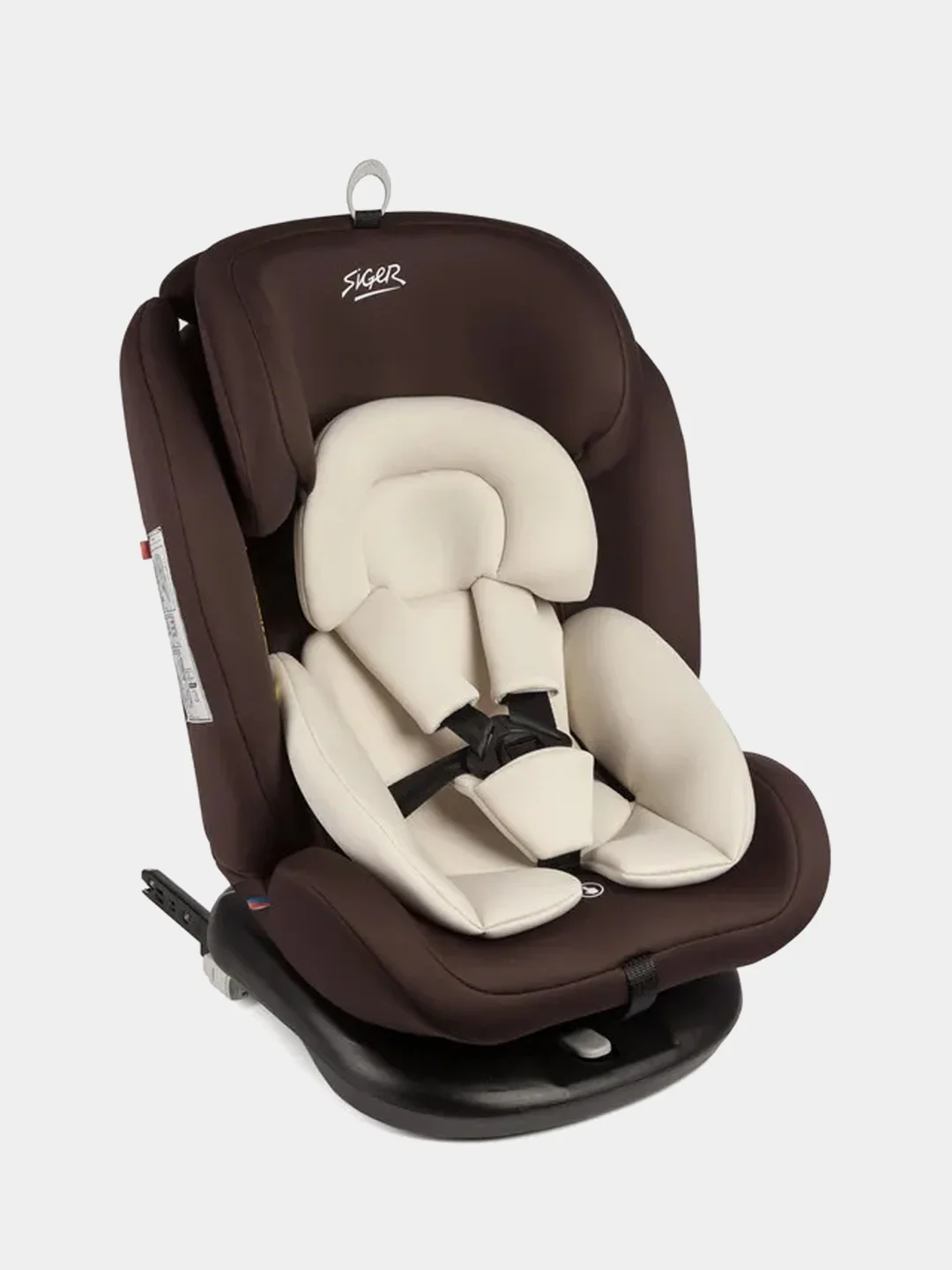 Шоколадный автокресло Siger Престиж Isofix гр.0+/I/II/III