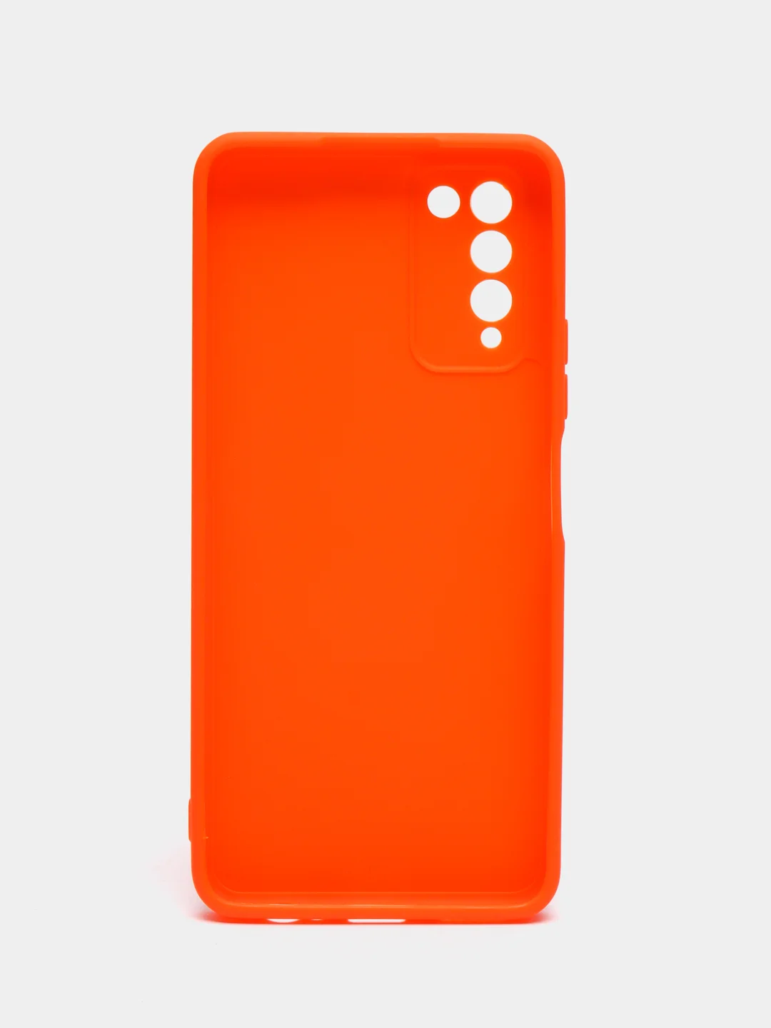 Оранжевый силиконовый чехол на Honor 10X Lite ( Хонор 10Х Лайт) защита камеры