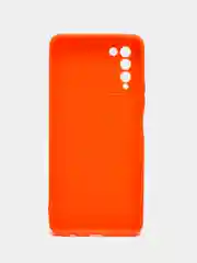 Оранжевый силиконовый чехол на Honor 10X Lite ( Хонор 10Х Лайт) защита камеры