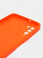 Оранжевый силиконовый чехол на Honor 10X Lite ( Хонор 10Х Лайт) защита камеры
