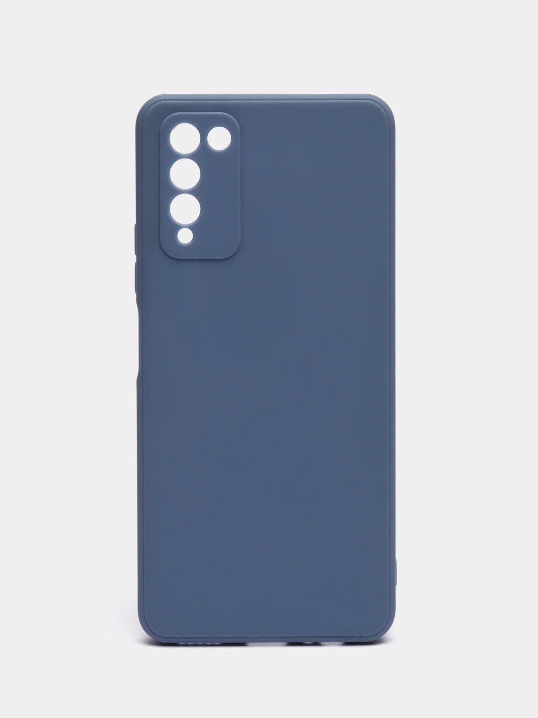 Синий меланж силиконовый чехол на Honor 10X Lite ( Хонор 10Х Лайт) защита камеры