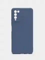 Синий меланж силиконовый чехол на Honor 10X Lite ( Хонор 10Х Лайт) защита камеры