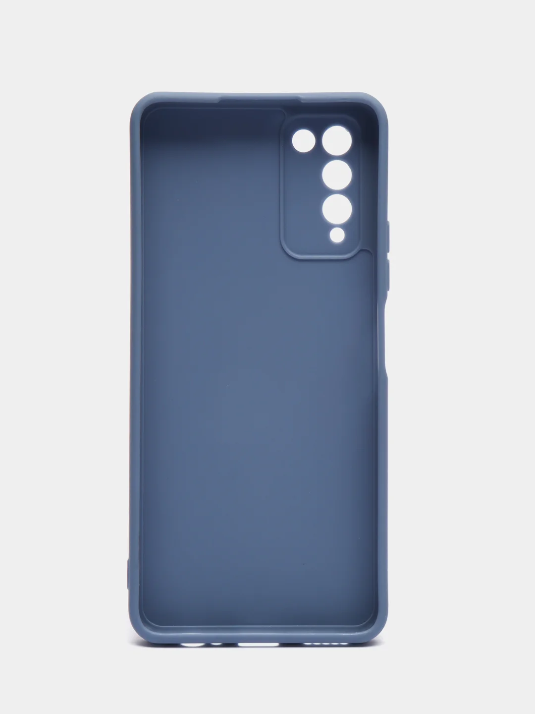 Синий меланж силиконовый чехол на Honor 10X Lite ( Хонор 10Х Лайт) защита камеры