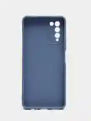 Синий меланж силиконовый чехол на Honor 10X Lite ( Хонор 10Х Лайт) защита камеры
