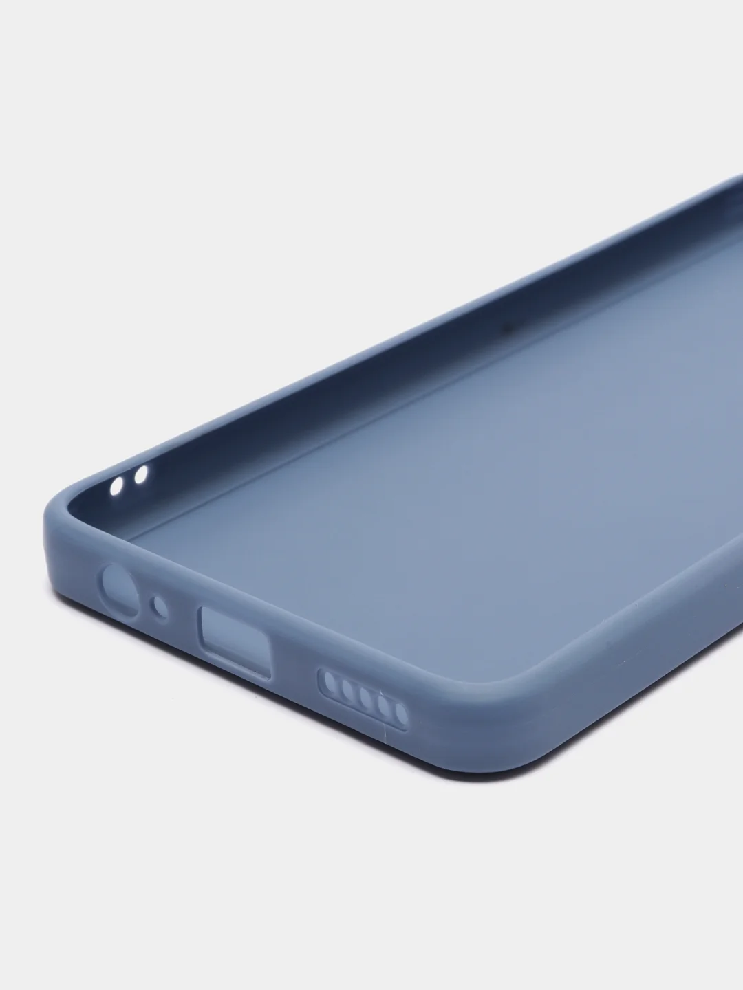 Синий меланж силиконовый чехол на Honor 10X Lite ( Хонор 10Х Лайт) защита камеры