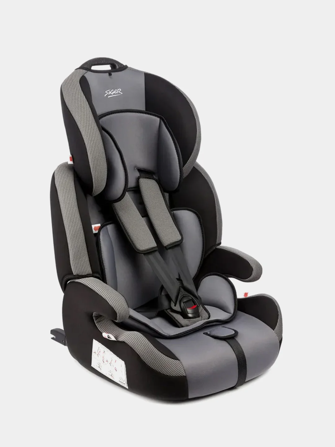 Серый автокресло Siger Стар Isofix Lux гр.I/II/III