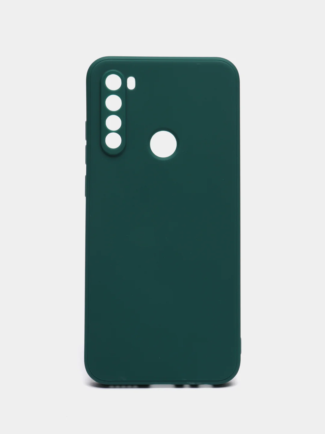 Тёмно-зелёный силиконовый чехол для Xiaomi Redmi Note 8T (Сяоми Редми Нот 8Т)