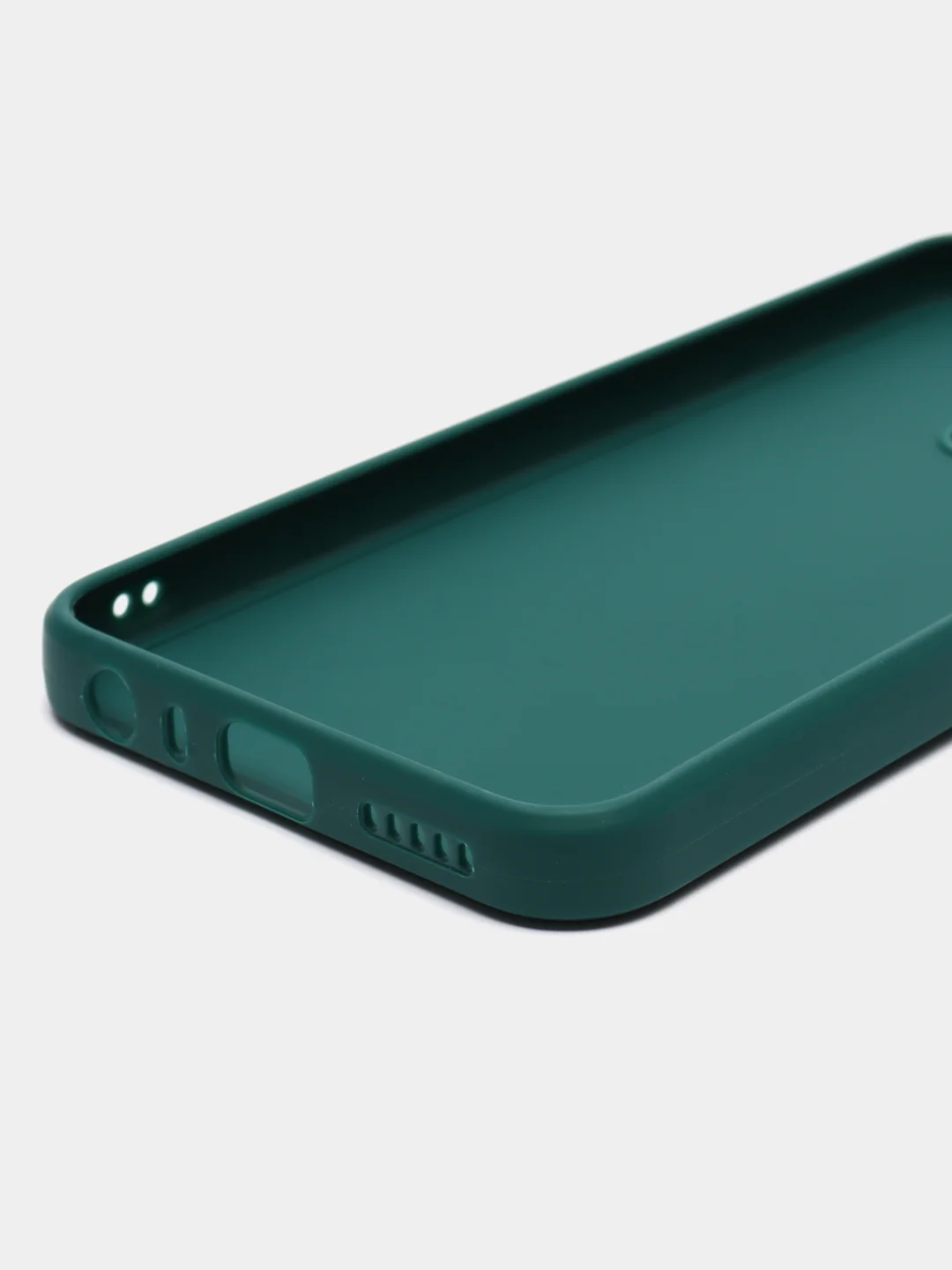 Тёмно-зелёный силиконовый чехол для Xiaomi Redmi Note 8T (Сяоми Редми Нот 8Т)