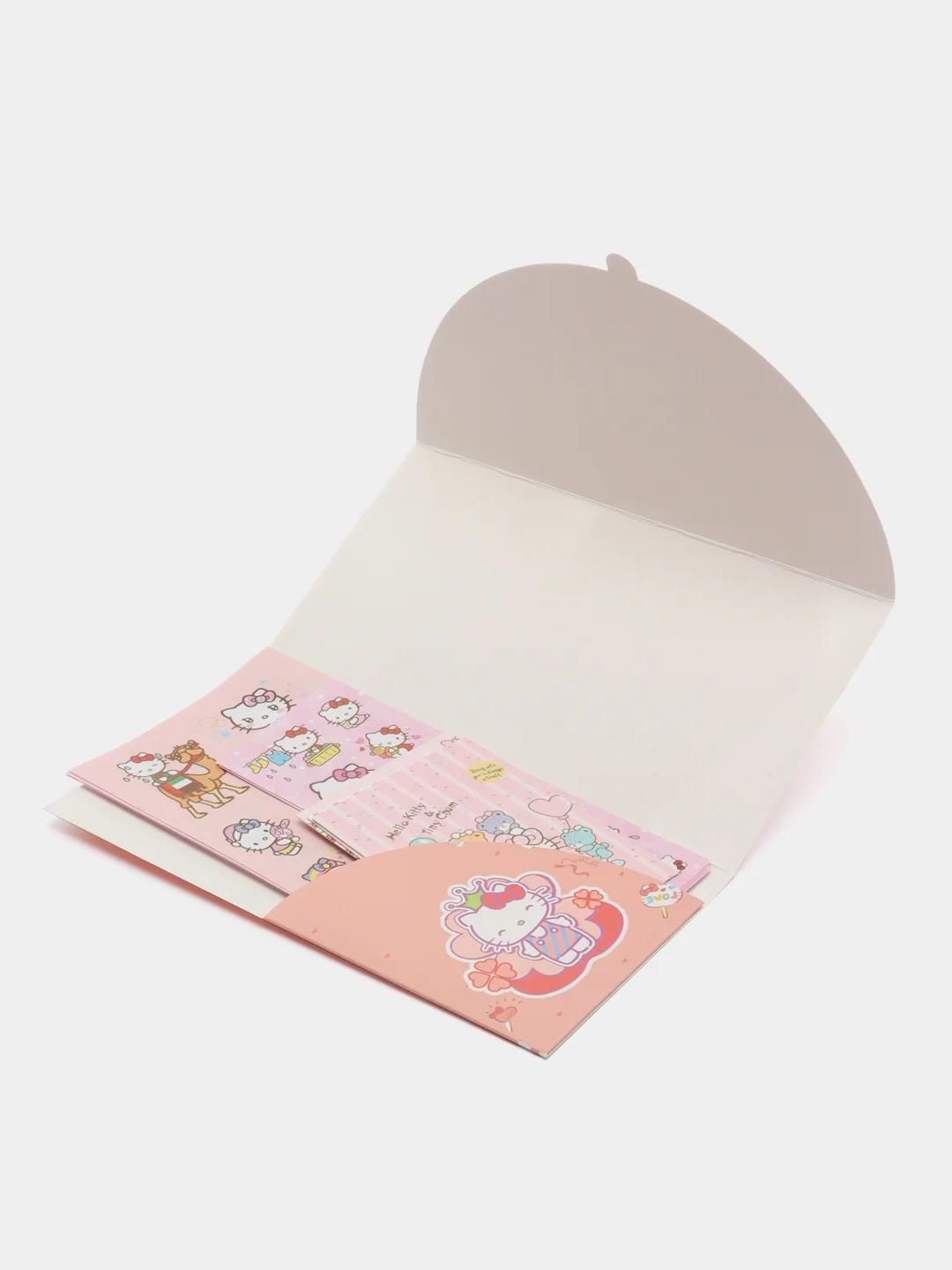 Бежевый наклейки для стикербомбинга, Kuromi, Melody, Hello Kitty, Sinnamoroll. Стикерпак, Куроми