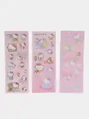 Бежевый наклейки для стикербомбинга, Kuromi, Melody, Hello Kitty, Sinnamoroll. Стикерпак, Куроми