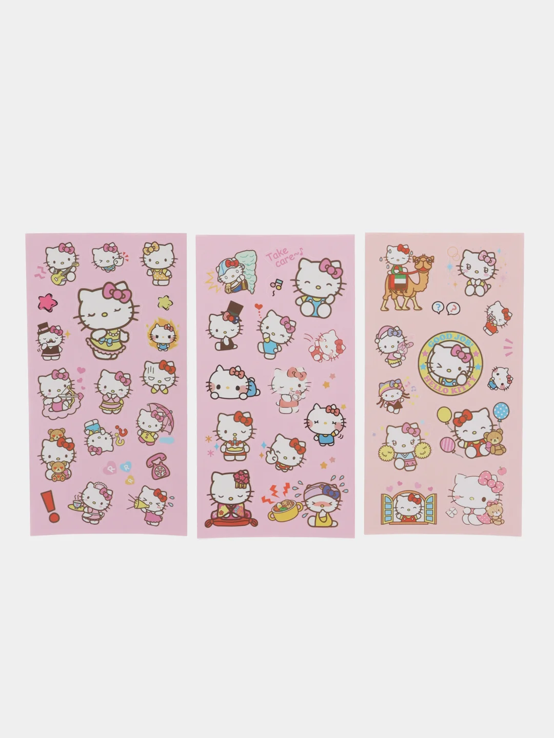 Бежевый наклейки для стикербомбинга, Kuromi, Melody, Hello Kitty, Sinnamoroll. Стикерпак, Куроми