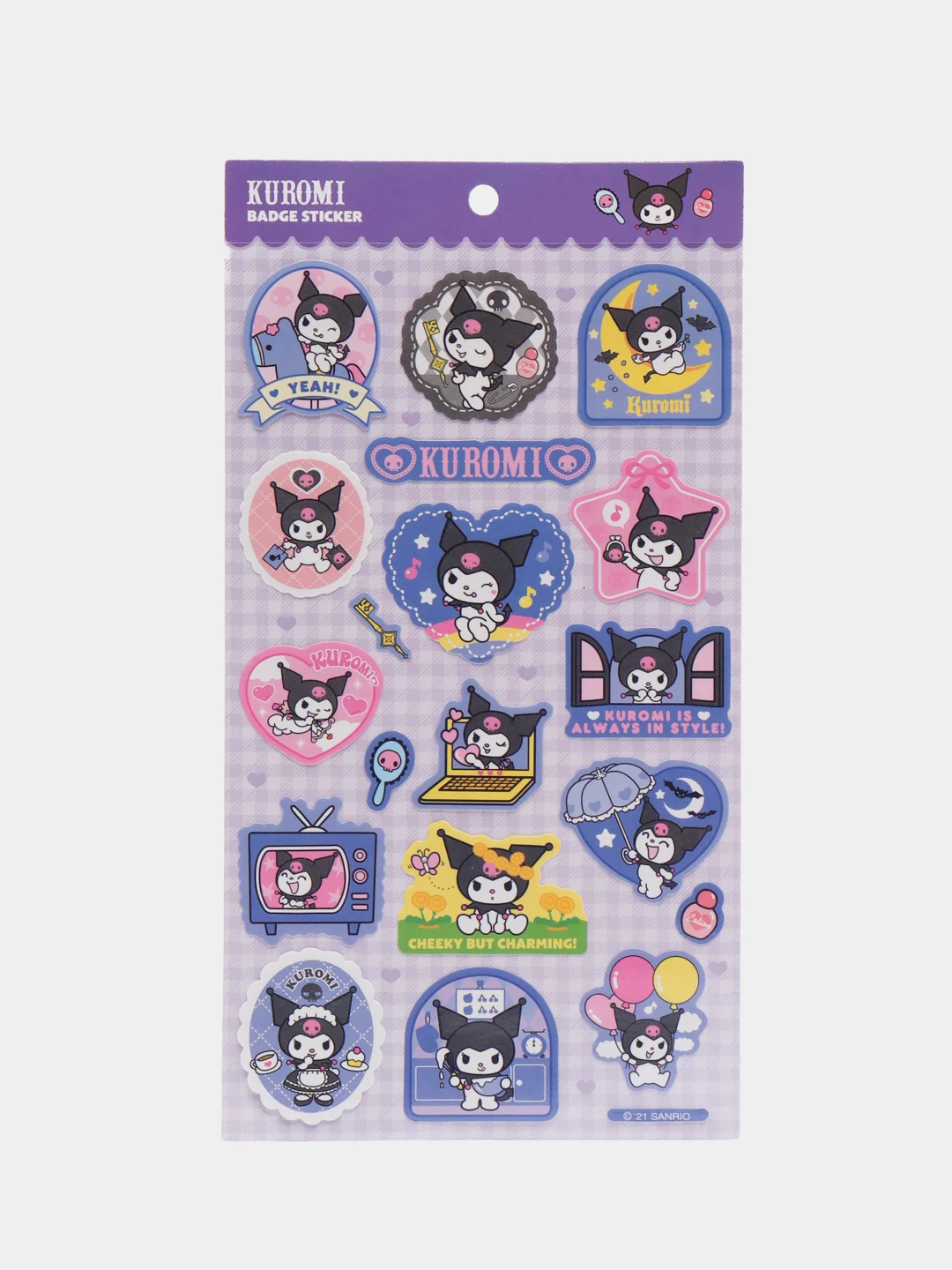 Алый наклейки для стикербомбинга, Kuromi, Melody, Hello Kitty, Sinnamoroll. Стикерпак, Куроми