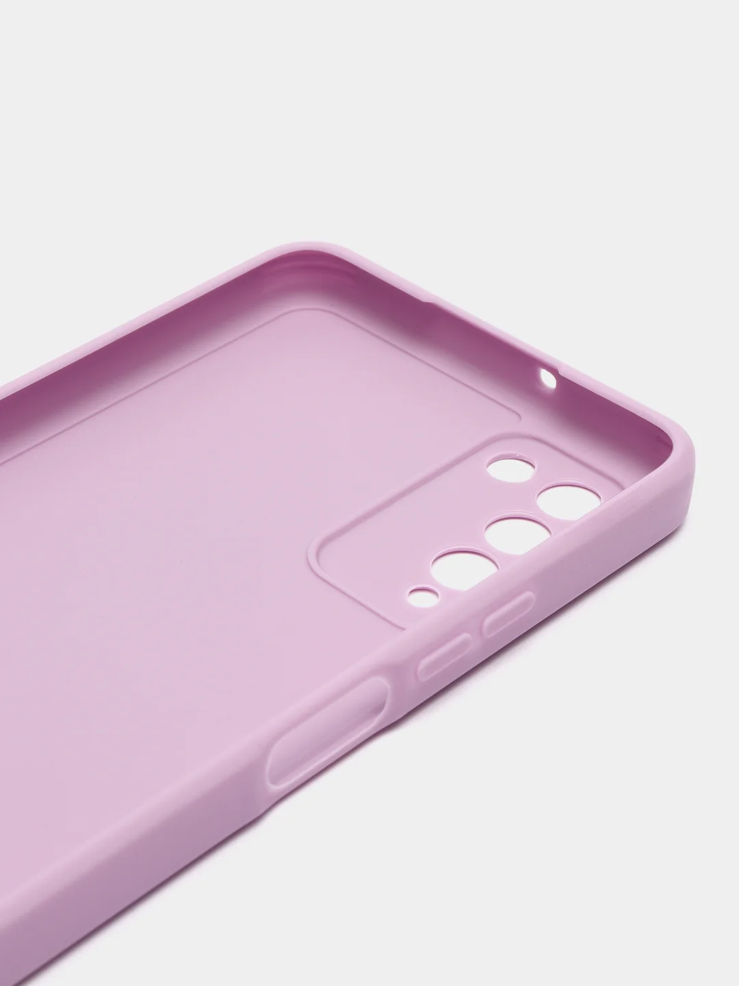 Лавандовый силиконовый чехол на Honor 10X Lite ( Хонор 10Х Лайт) защита камеры