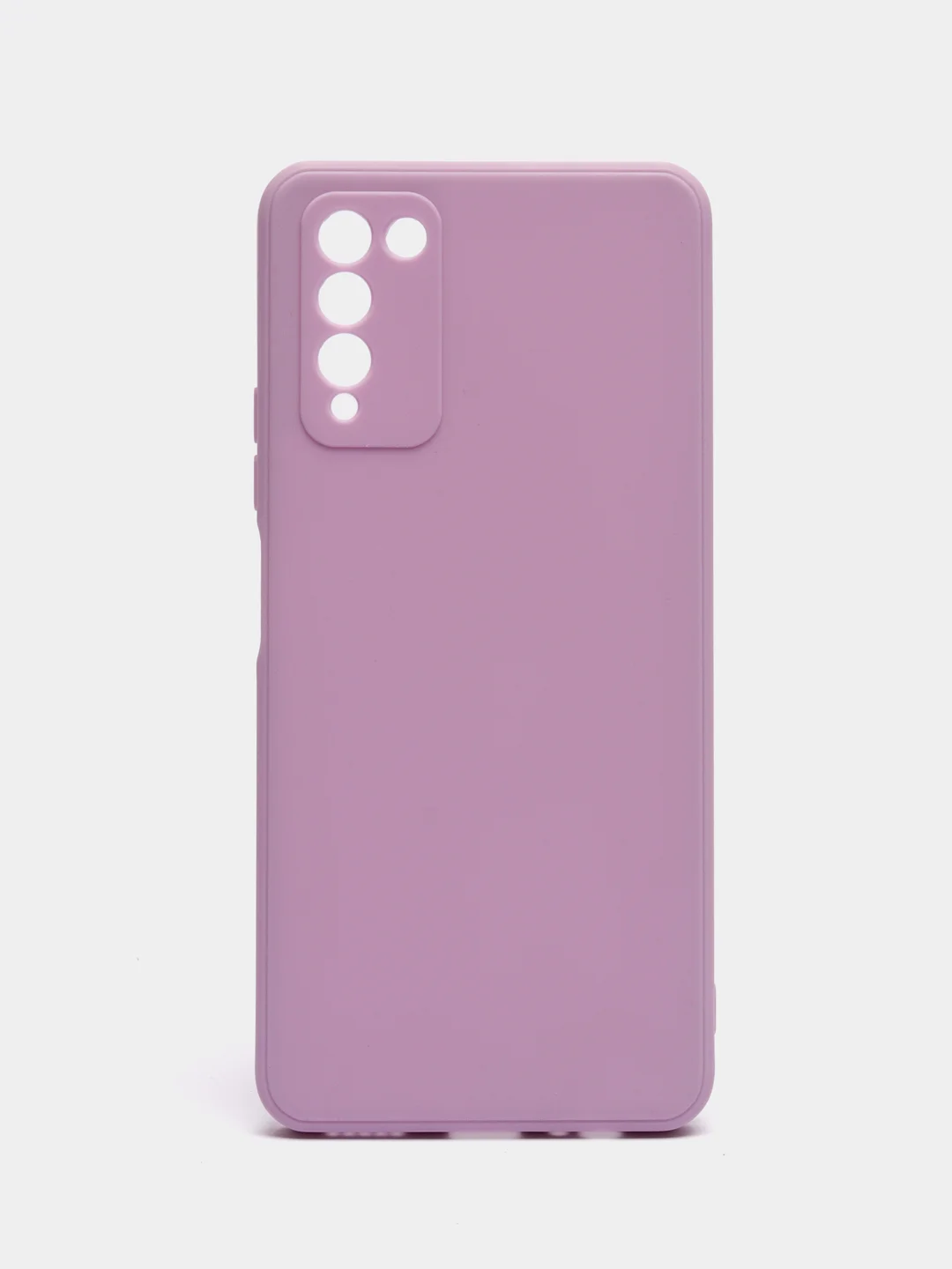 Лавандовый силиконовый чехол на Honor 10X Lite ( Хонор 10Х Лайт) защита камеры