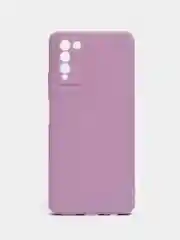 Лавандовый силиконовый чехол на Honor 10X Lite ( Хонор 10Х Лайт) защита камеры
