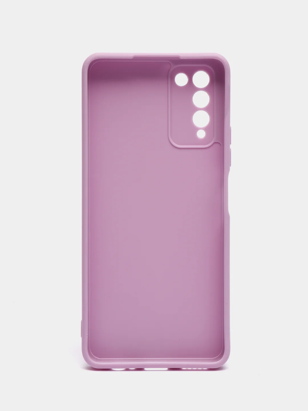 Лавандовый силиконовый чехол на Honor 10X Lite ( Хонор 10Х Лайт) защита камеры