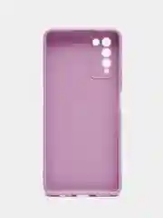 Лавандовый силиконовый чехол на Honor 10X Lite ( Хонор 10Х Лайт) защита камеры